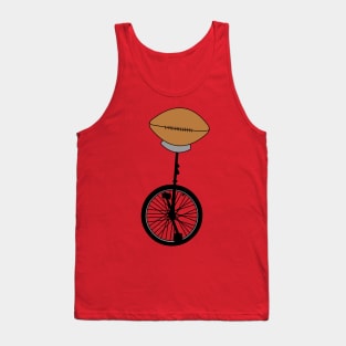 Unicycle Football Tank Top